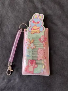ディズニーリゾート トイストーリー ダッキー&バニー コーム付パスケース