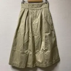 スライジーンズ　 コットン　ロングスカート　ベージュ　サイズ2