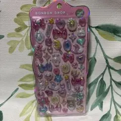 【正規品】ボンボンドロップ シール ちゅるきら ピンク