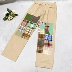 希少 カールヘルム パッチワークパンツ M 再構築 ピンクハウス 90sのサムネイル