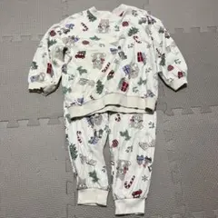 H&M クリスマス柄セットアップ ベビー長袖 90cm