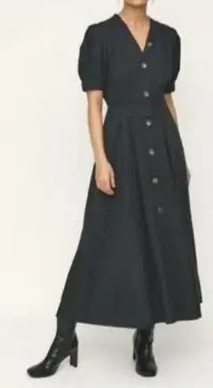 SLY　スライ　V／N TUCK SHAPED ワンピース　0