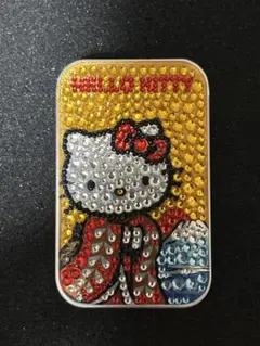 「キティ 和柄 小物入れ 富士山 着物 デコ」sanrio