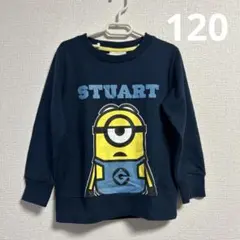 ミニオン　トレーナー　ネイビー　120