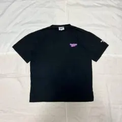 ⁠90sストリート リーボック ヴィンテージTシャツ 黒 L 袖ロゴ シングルのサムネイル