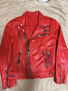 2026年最新】VINTAGE カラー：レッド系 メンズ ダブルライダースの人気