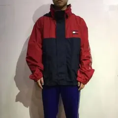 TOMMY HILFIGER☆セーリングジャケット☆XL☆バイカラー☆