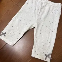 ベビースパッツ クリーム色 ドット模様のサムネイル