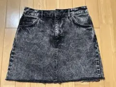 Subdued 黒/ブラック デニムミニスカート S