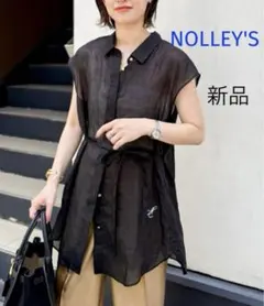 2025ss✳️新品✳️NOLLEY'Sオーバーサイズシャツ 【リネン】【定価2万】 ✳️新品タグ付き✳️NOLLEY'Sオーバーサイズシャツ 【リネン】【定価