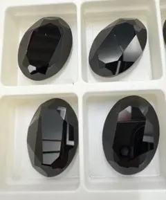 廃盤　スワロフスキー4127 30×22mm ジェット 4個セット