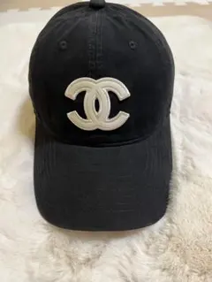 CHANEL 海外ノベルティ帽子　キャップ　黒 CHANEL 海外ノベルティ帽子 キャップ 黒 CHANEL - CHANEL