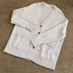 【LOWRYS FARM】ニットカーディガン 　フリーサイズ