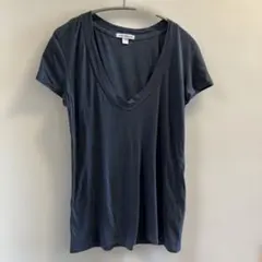 JAMES PERSE Vネック Tシャツ カットソー　ネイビーのサムネイル