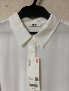 新品タグ付　UNIQLOユニクロ　シンプルレーヨンブラウス