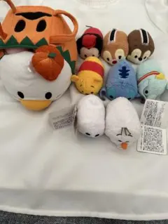 ディズニー ツムツムハロウィン スティッチ オラフ チップとデール ダンボ プー