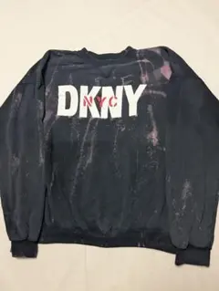 90s DKNY ダナキャランニューヨーク USA製 ロゴスウェット