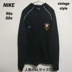 90s オールド　ナイキ　y2k　刺繍　カレッジロゴ　 トラックジャケット