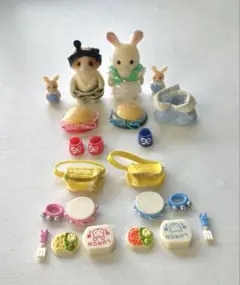 シルバニアファミリー 幼稚園お遊戯セット（人形なし）、キャンディワゴン小物