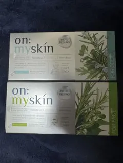 【新品未開封】on: myskin ハーブピーリング セット ボディ＆フェイス