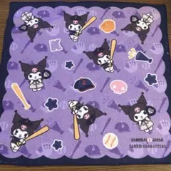 タイトーくじ 侍ジャパン × サンリオキャラクター ハンドタオル　クロミ