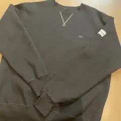 Lee ブラックトレーナースウェット Sトレーナー　ユニセックス