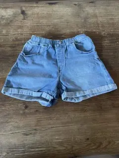 ユニクロ　デニムショートパンツ　140cm