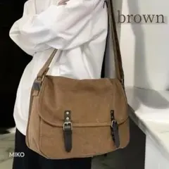 ニュースペーパーバッグ ショルダーバッグ 古着 大きめ キャンバス メンズ 軍