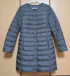 美品UNIQLO ウルトラライトダウンコンパクトコート グレー