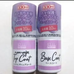キャンドゥ ジェルネイル ベースコート＆ノンワイプトップコートセット
