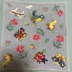 フェイラー ハイジ柄 JALオリジナルタオルハンカチ　 ブルー