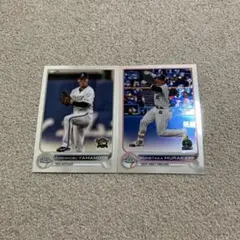 Topps Chrome NPB 2022 山本由伸 村上宗隆 2枚セット