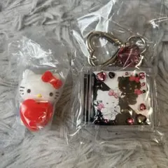 ハローキティ ハート型キーホルダー