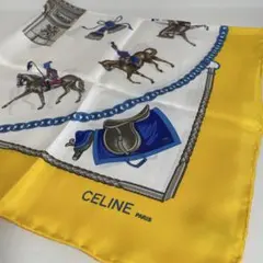 嬉野茶CELINE スカーフ 馬具と柄 新品未使用 嬉野茶様専用CELINE スカーフ 馬具とコイン柄 新品未使用 - メルカリ