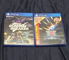 PS4ソフト New GUNDAM BREAKER 地球防衛軍5 2本セット
