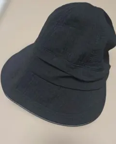 KEYUKA 黒のバケットハット アジャスター付き頭囲58CM