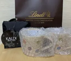 カルディ　Lindt リンツ リンドール マグカップ　2個セット　エコバッグ付き