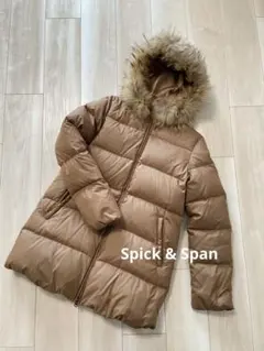 Spick & Span ダウンジャケット キャメル リアルファーのサムネイル