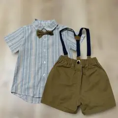 フォーマル 子供服 シャツとショートパンツ