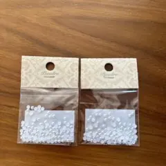 【値下げ❣️】Pieadra ピアドラ　パール3mm 半球✖️2のサムネイル