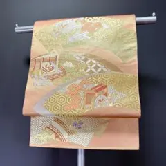 【本袋帯】西陣 川島織物 六通柄 正絹 吉祥 地紙 御所解き 礼装用 仕立て済みのサムネイル