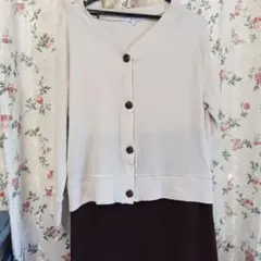 【値下げ】マタニティ　ニットワンピース Lサイズ