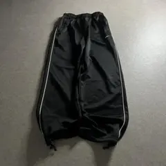 00s archive NIKE オールブラックnylon pants y2kのサムネイル