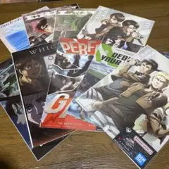 一番くじ 進撃の巨人 ～獣の巨人は俺が仕留める～ F賞 クリアポスター ９種９点