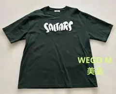 WEGO SALTARS 美品 ロゴ刺繍 Tシャツ ダークグリーン Mのサムネイル