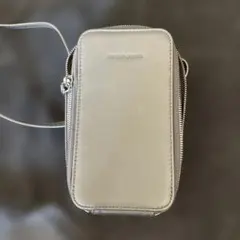 エンポリオアルマーニ　黒　ショルダーバッグ 皮革