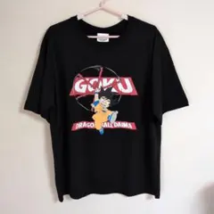 ドラゴンボール　孫悟空　メンズ用Tシャツ　黒 ３Ｌ　キャラクターグッズ