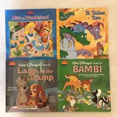 ディズニー 英語絵本セット 4冊