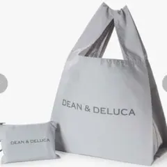 DEAN & DELUCA ポーチ付きエコバッグ　グレー