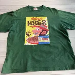 niko and... ケロッグ　コラボ Tシャツ グリーン L 半袖